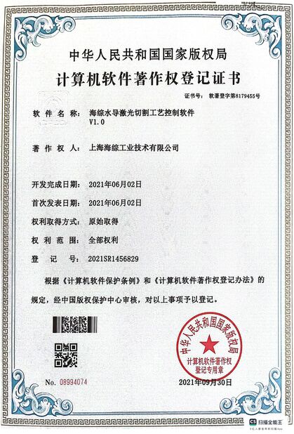 Chiny Hyzont(Shanghai) Industrial Technologies Co.,Ltd. Certyfikaty